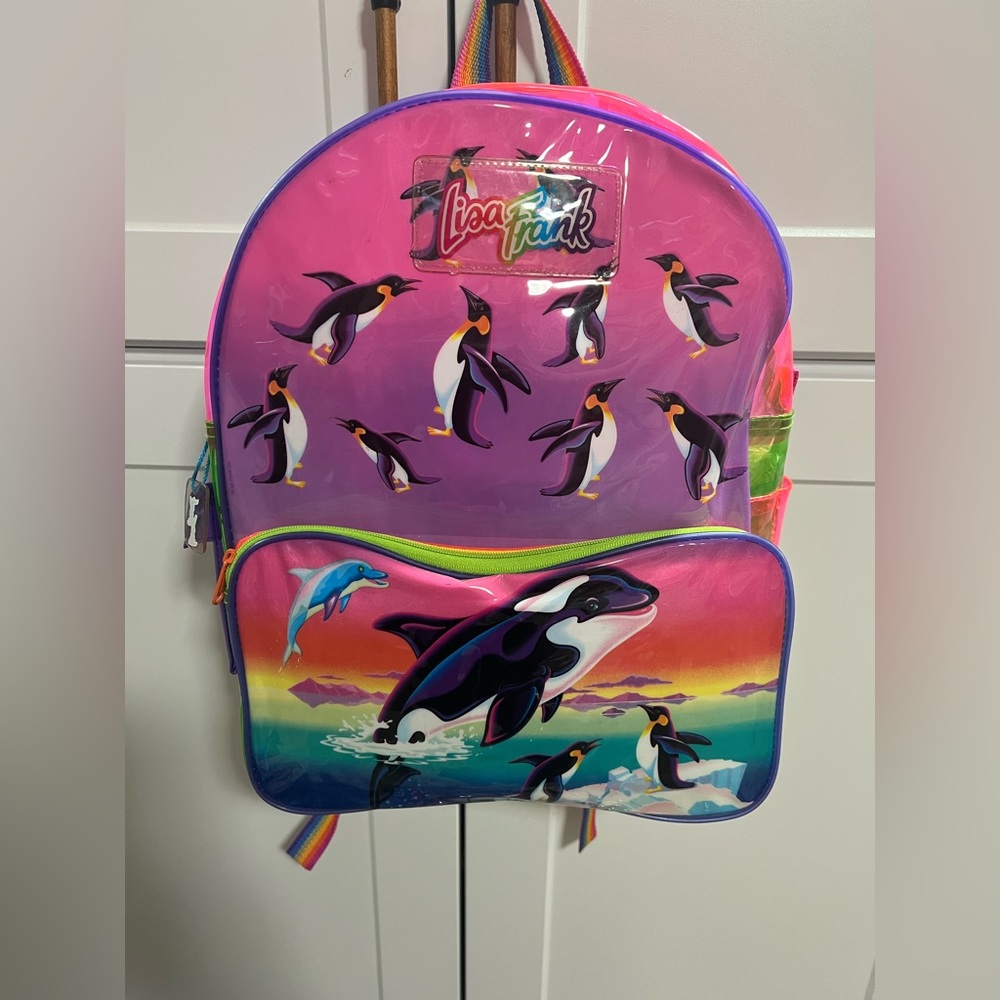 Vintage Lisa Frank full size Max Splash backpack